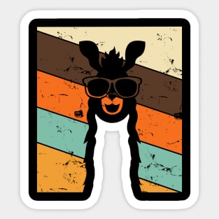 Vintage Llama Sticker